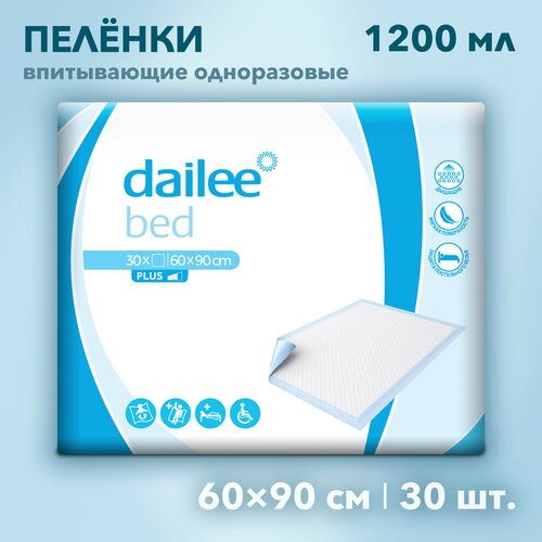 ���������� ������ ����������� ����������� DAILEE Bed Plus, 60�90 ��, 30 ��., 1 ��.