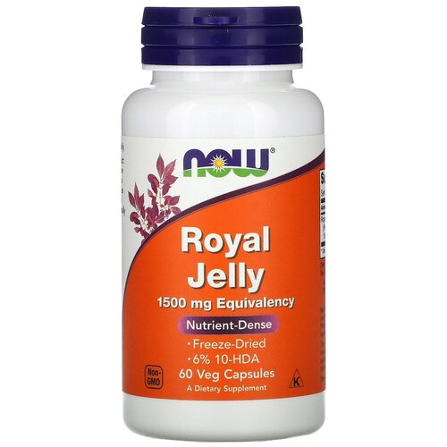  NOW Royal Jelly 1500  Equivalency, 60 .   , -, 