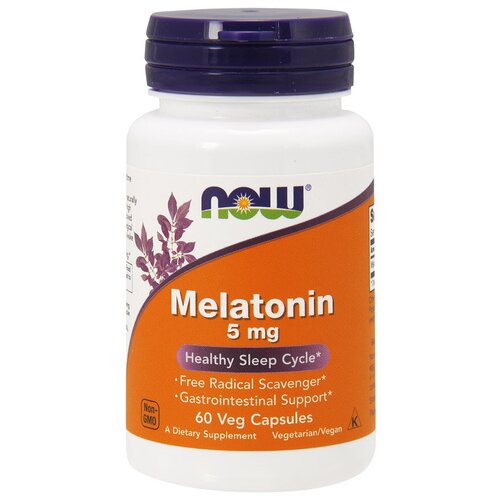 Melatonin 5 mg NOW (60  )   , -, 