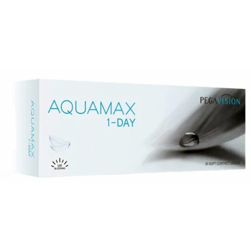 ���������� ����������� ���������� ����� Pegavision Aquamax 1-Day, 30 ��., R 8,6, D -3,75, 1 ��.