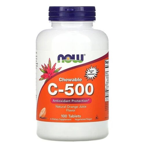  NOW Chewable C-500, 100 .   , -, 