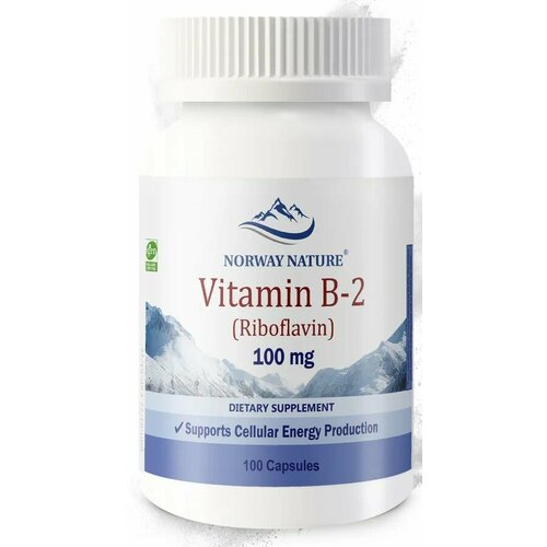 Norway Nature Vitamin B-2 Riboflavin 100  ( -2 ) 100  (Norway Nature)   , -, 