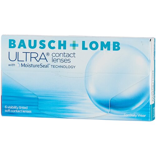 ���������� ���������� ����� �� ����� BAUSCH+LOMB Ultra, 6 ��., R 8,5, D -7, 1 ��.