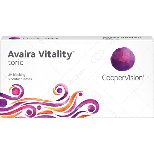 ���������� ���������� ����� CooperVision Avaira Vitality toric., 6 ��., R 8,5, D +3,25,�CYL:�-1,25,�A�:�140, 1 ��.