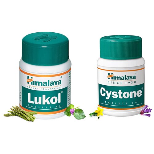 ���������� ����� (Lukol) + ������ (Cystone) ��� ������������ ������� ������ ���� � ����������� �������, 60 ���. + 60 ���.