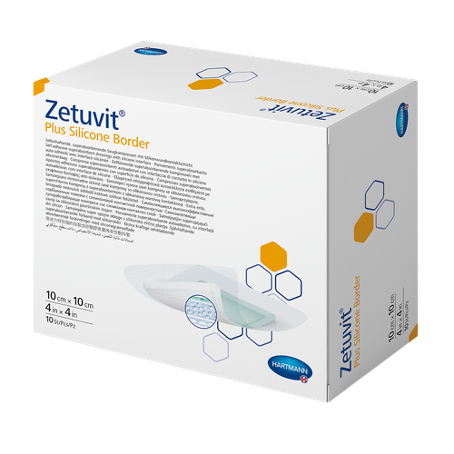     /Zetuvit Plus Silicone Border    10  10  10    , -, 