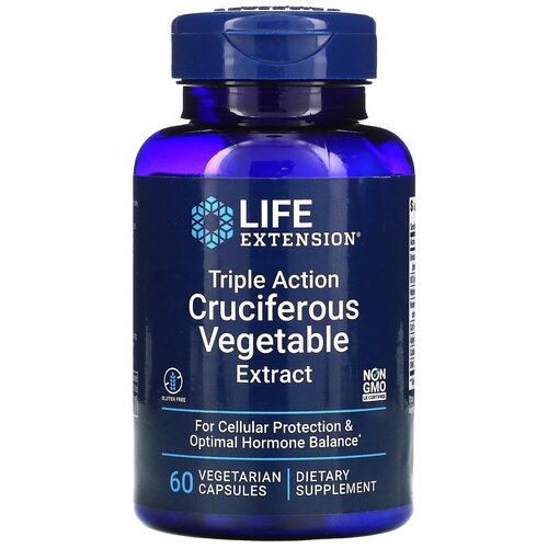 Life Extension Triple Action Cruciferous Vegetable Extract (    ) 60 .    , -, 