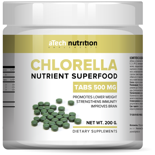  aTech nutrition CHLORELLA SUPERFOODS   200    , -, 