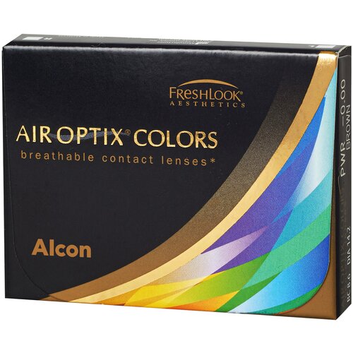   Alcon Air optix Colors, 2 ., R 8,6, D -2, brown   , -, 