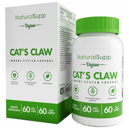    NATURALSUPP Vegan Cat's Claw (60 )   , -, 