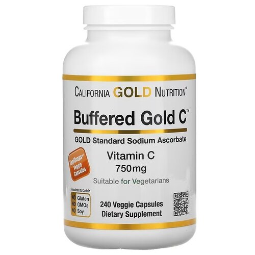 California Gold Nutrition Buffered Vitamin C ., 750 , 0.29 , 240 .   , -, 