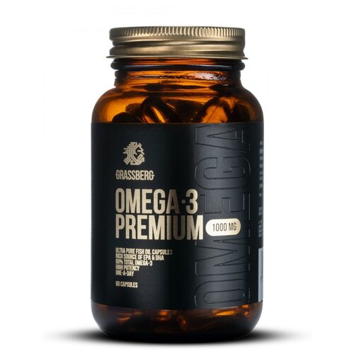 Grassberg Omega 3 Premium ., 1000 , 225 , 60 .   , -, 