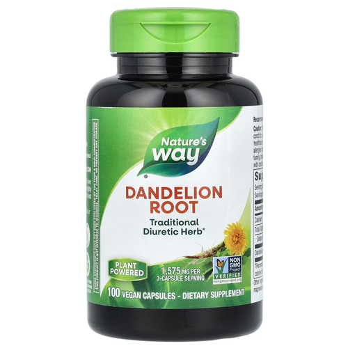 ���������� Nature's Way, dandelion root, ������ ����������, 525 ��, 100 ��������� ������
