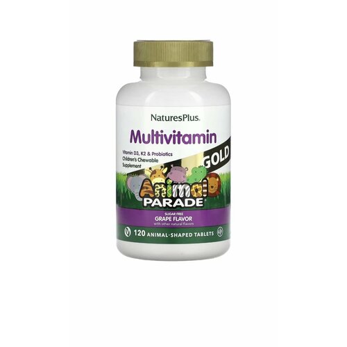 ���������� ������� �������������� � ������������ NATURESPLUS Multivitamin Animal Parade Gold 120 �������� (��������)