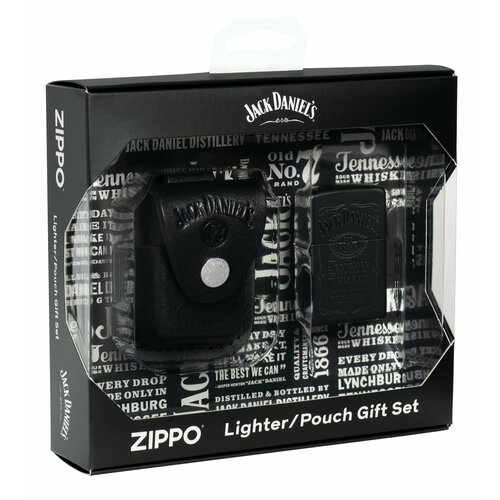  ZIPPO Jack Daniels:    Black Matte         , -, 