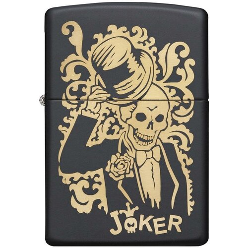    ZIPPO Classic 29632 Skull Design   Black Matte -    , -, 