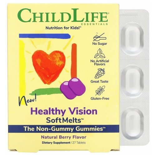 ChildLife, Healthy Vision SoftMelts,   , 27    , -, 