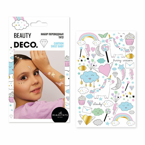 ���������� ����� ���������� ���������� ��� ���� `DECO.` by Miami tattoos (Cartoon Sweet Baby)