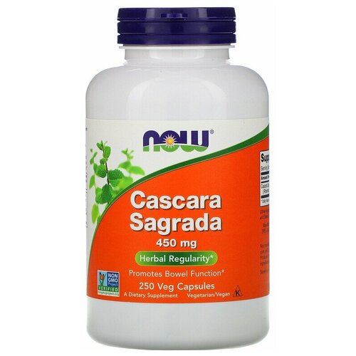 NOW Cascara Sagrada 450 mg 250     , -, 