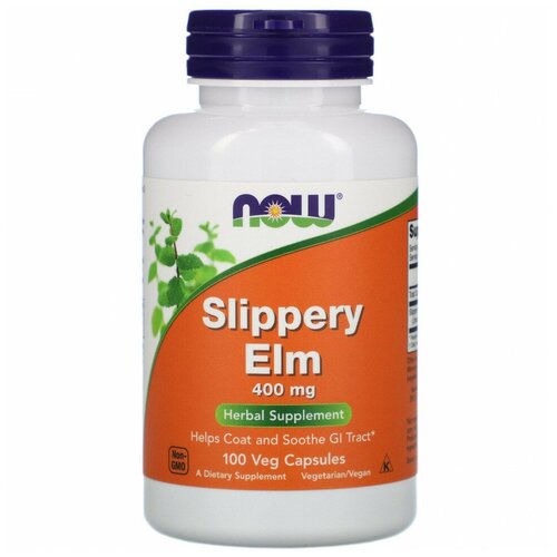 NOW Slippery Elm 400 mg -   100     , -, 