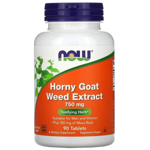  NOW Horny Goat Weed extract, 190 , 750 , 90 .   , -, 