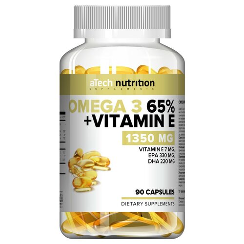 ���������� Omega 3 65% + Vitamin E, 1.35 �, 90 ��., 1 ��.