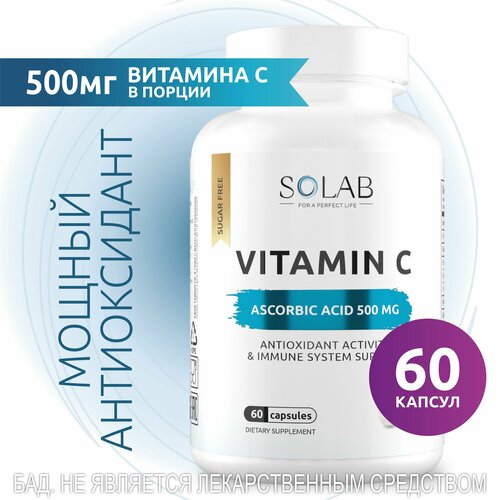 SOLAB   500   , 60      vitamin C   , -, 