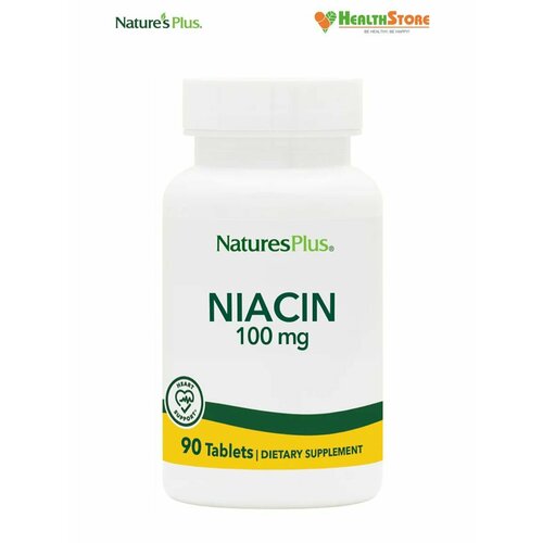 ���������� NaturesPlus Niacin 100�� 90 ��������, ������ ������� �3 100 ��, ����������� ������� � ���������, ����������� ���