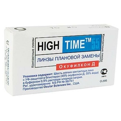   CooperVision High Time 55, 6 ., R 8,6, D +8, 1 .   , -, 