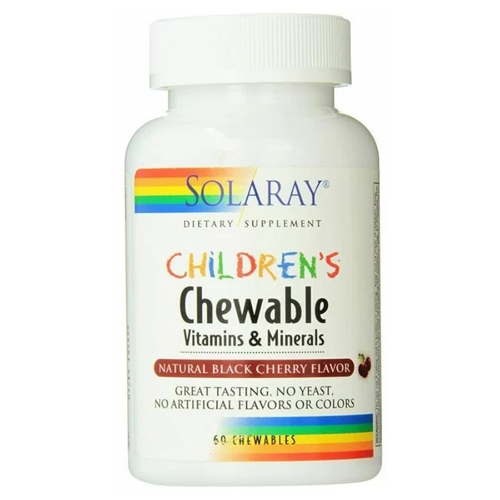 ���������� �������� Solaray Children's Vitamin & Minerals, 150 �, 250 ��, 60 ��.