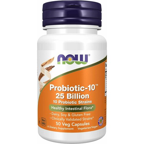 NOW Probiotic-10 25 Billion 50  /  -10 25  50    , -, 