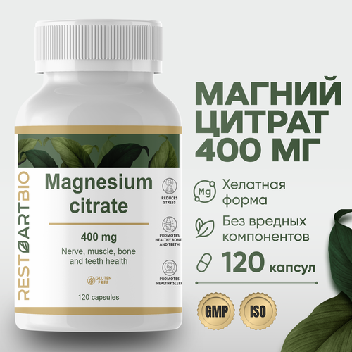   RESTARTBIO 120       Magnesium citrate   , -, 