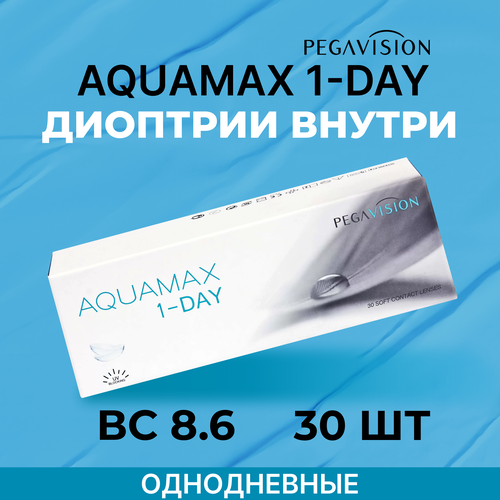   Pegavision Aquamax 1-Day, 30 ., R 8,6, D +2, , 1 .   , -, 