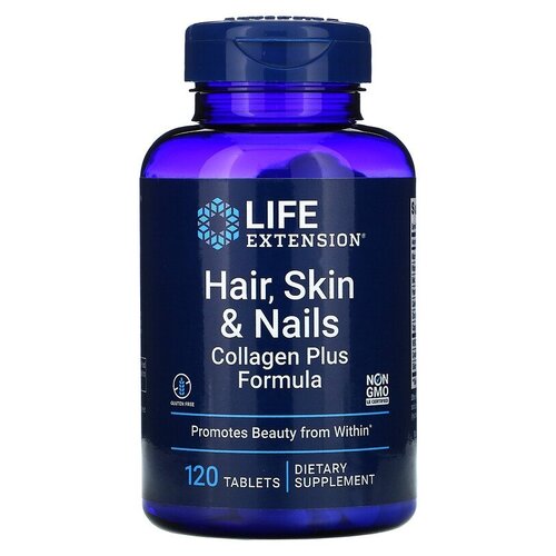  Life Extension Hair Skin & Nails Collagen Plus Formula, 120 .   , -, 