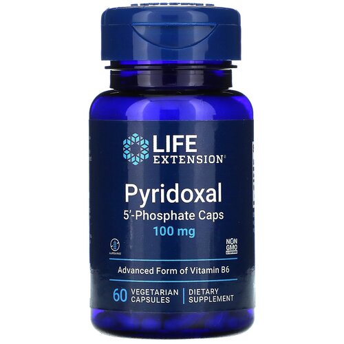 ���������� Life Extension Pyridoxal 5'-Phosphate, 40 �, 100 ��, 60 ��.