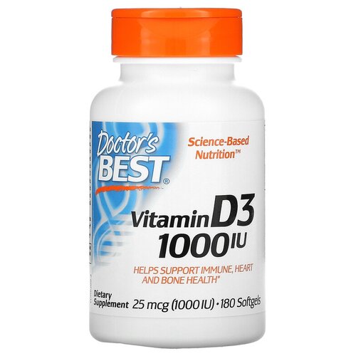 Doctor's Best Vitamin D3 ., 1000 ME, 80 , 180 .   , -, 