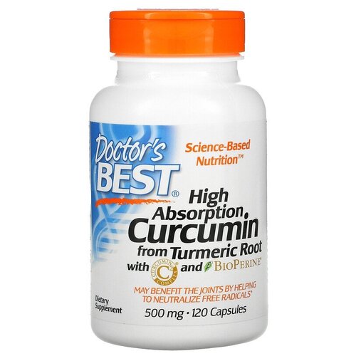  Doctor's Best High Absorption Curcumin with C3 Complex and BioPerine 500 , 120 , 500 , 120 .   , -, 