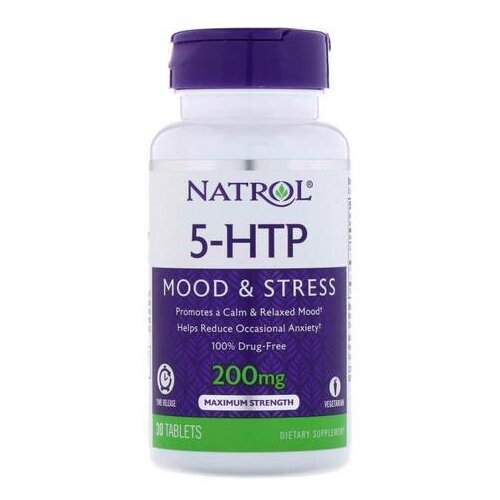  Natrol 5-HTP Time Release, 200 , 30 .   , -, 