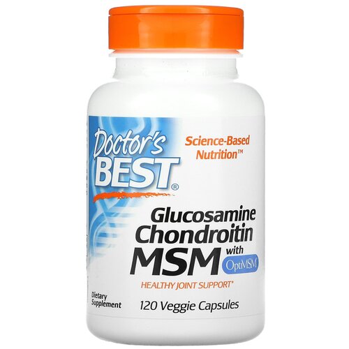 ���������� ������� Doctor's Best Glucosamine, Chondroitin with MSM OptiMSM, 170 �, 120 ��.