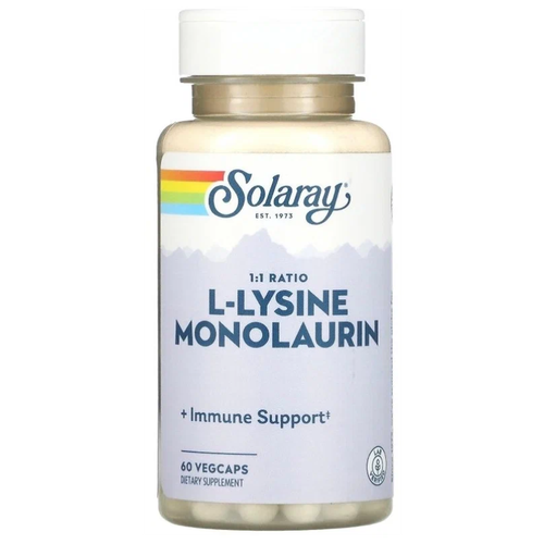 ���������� ������� Solaray L-Lysine Monolaurin 1:1 Ratio, 90 �, 60 ��.