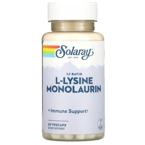  Solaray L-Lysine Monolaurin 1:1 Ratio, 90 , 60 .   , -, 