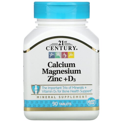 Calcium Magnesium Zinc + D3 ., 160 , 100 , 90 .   , -, 