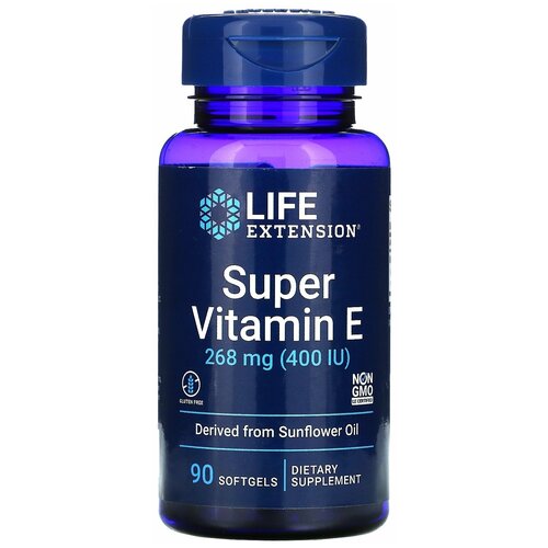 Life Extension Super Vitamin E (  ) 400  90    , -, 