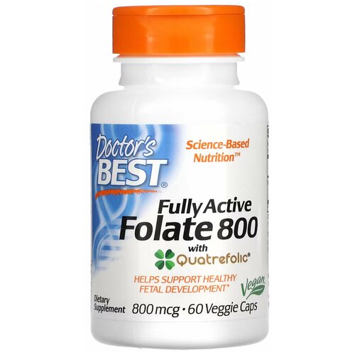 Doctor's Best Fully Active Folate 800 60     , -, 