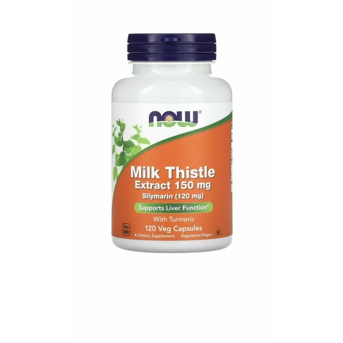 ���������� �������� ���������� ��������� NOW Milk Thistle Extract 150 mg Silymarin (120 mg) 120 ������