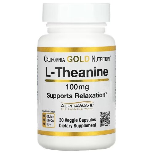 California Gold Nutrition L-Theanine AlphaWave . ., 100 , 40 , 30 .   , -, 