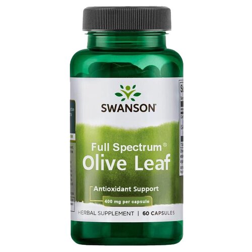���������� Swanson Olive Leaf 400 mg Full Spectrum (������ ����� 400 ��) 60 ������ (Swanson)