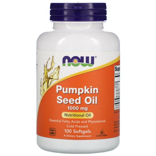 ���������� ������� NOW Pumpkin Seed Oil 1000 ��, 210 �, 1000 ��, 100 ��.