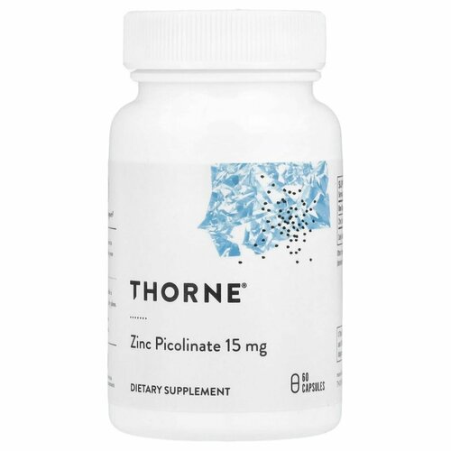 Thorne Research,  , Zinc Picolinate 15 mg, 60    , -, 