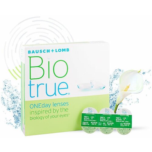   Bausch & Lomb Biotrue ONEday, 90 ., R 8,6, D -5,75, 1 .   , -, 